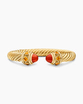 Renaissance® Cablespira Bracelet in 18K Yellow Gold with Carnelian and Madeira Citrine, 9mm